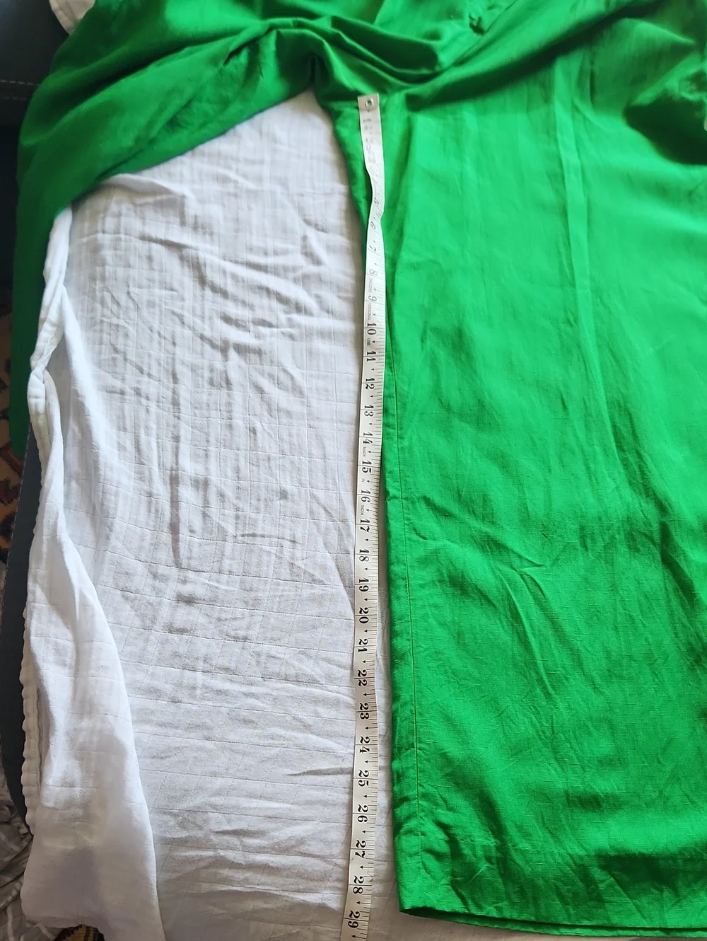 COS High-waist Wide Leg Pleated Front Linen Blend Pants in Bright Green Size 10